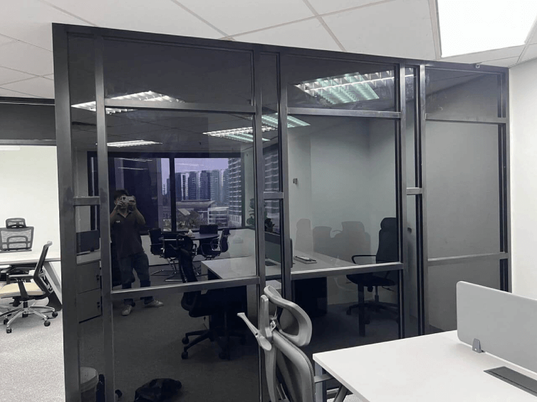 pejabat 126 - Tinted Glass Solar Film Building House Office Melaka & Melacca THE BEST DEAL TIPS FOR SOLAR FILM BACHANG